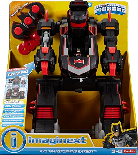 Fisher-Price Imaginext DC Super Amigos, r / c transformadora batbot