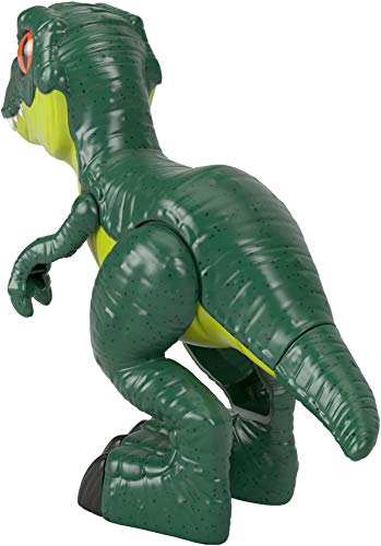 Fisher-Price Imaginext Jurassic World 3 T-Rex XL Dinosaurio articulado de juguete para niños +3 años (Mattel GWP06)