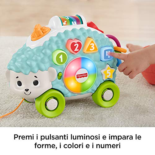 Fisher-Price – Juguete Educativo con Luces, Sonidos y música para estimular al bebé, a Partir de 9 Meses, GJB09