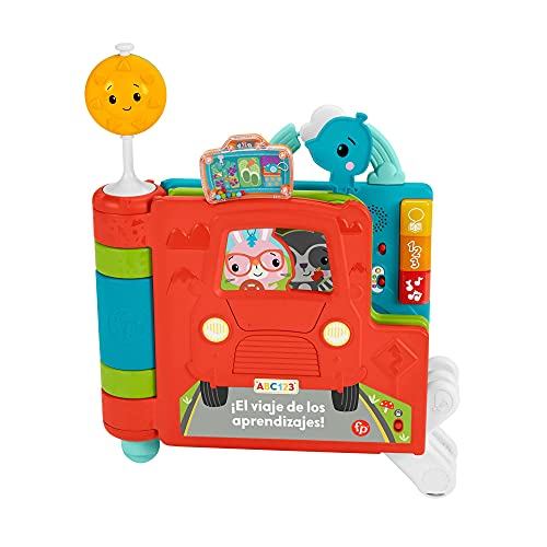 Fisher-Price Libro de historias Sienta y Levanta Juguete interactivo con luces y sonidos, regalo para bebés +6 meses (Mattel HCL17)