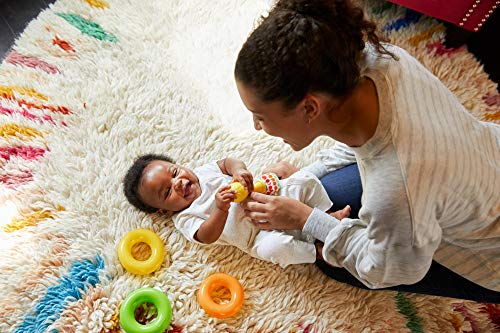 Fisher-Price Maracas musicales, juguete y sonajero para bebé +3 meses (Mattel BLT33)