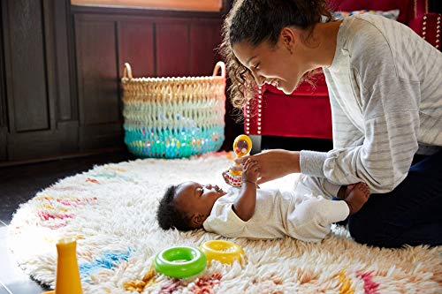 Fisher-Price Maracas musicales, juguete y sonajero para bebé +3 meses (Mattel BLT33)