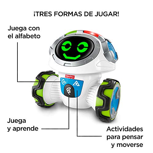 Fisher-Price Movi Superrobot, juguete educativo para niño +3 años (Mattel FPD04)