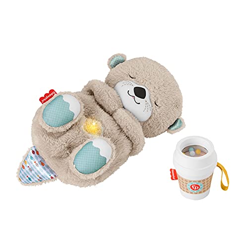 Fisher-Price Nutria con complementos Peluche con Luces y Accesorios para bebé y Padres, Juguete para bebés (Mattel GXW48)