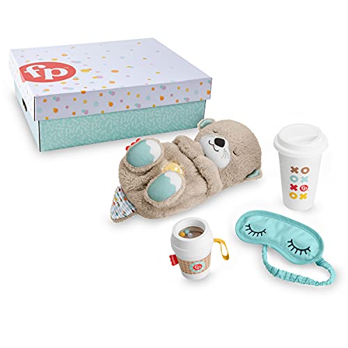 Fisher-Price Nutria con complementos Peluche con Luces y Accesorios para bebé y Padres, Juguete para bebés (Mattel GXW48)