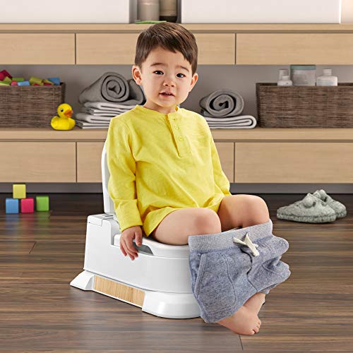 Fisher-Price Orinal aprende a ir al baño, para bebés y niños (Mattel HBX68), Embalaje sostenible