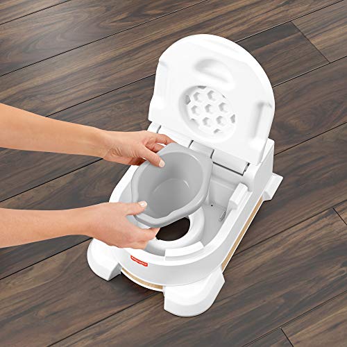 Fisher-Price Orinal aprende a ir al baño, para bebés y niños (Mattel HBX68), Embalaje sostenible