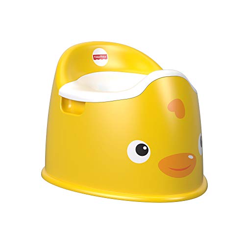 Fisher-Price Orinal patito, juguete de aprendizaje y desarrollo para niños (Mattel GCJ81)