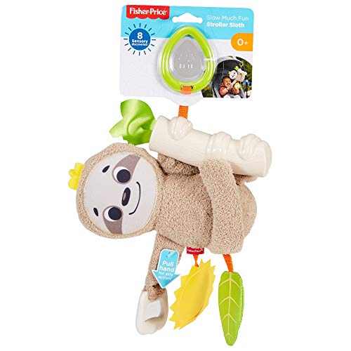 Fisher-Price - Oso Perezoso Activity, Juguete y Peluche de Actividades para Bebé Recién Nacido (Mattel FXC31)