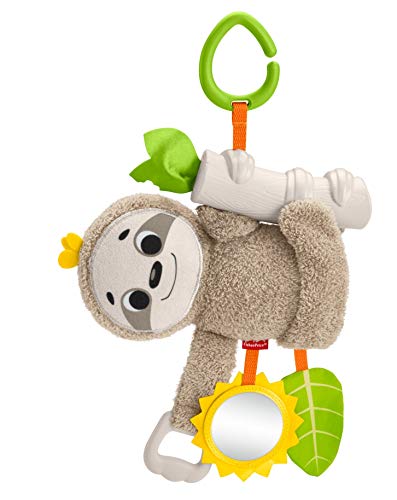 Fisher-Price - Oso Perezoso Activity, Juguete y Peluche de Actividades para Bebé Recién Nacido (Mattel FXC31)