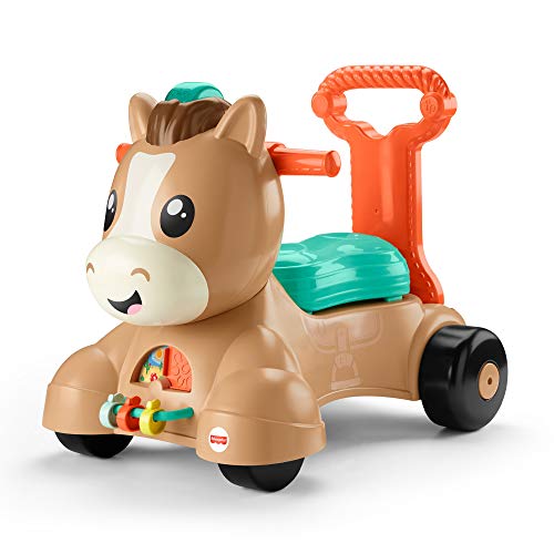 Fisher Price- Poni Camina, Salta y Monta, Multicolor (Mattel GVN35)