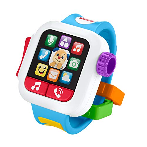 Fisher-Price Smartwatch Hora de Aprender, Juguete con música y luz para niños + 6 Meses (Mattel GMM51)