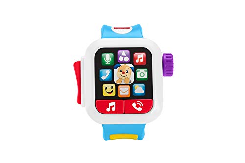 Fisher-Price Smartwatch Hora de Aprender, Juguete con música y luz para niños + 6 Meses (Mattel GMM51)