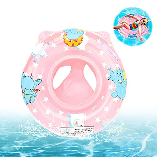 Flotador Bebe,Anillo de Natación para Bebé,Anillo de Natación Inflable Flotadores para Bebe con Asiento Flotador Anillo de Natación para Niños Bebés de 6 - 36 Meses(Rosa)