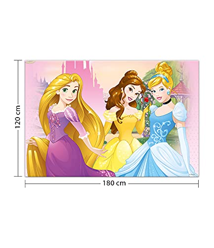 Folat B.V. Procos - 85004 Mantel de plástico de Princesas Disney (Disney Princess Dreaming) 120 x 180 cm, color rosa