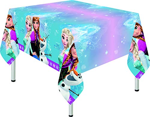 Folat B.V. Procos 86884 Disney Frozen, Mantel de Plástico, Multicolor, 120 x 180 cm