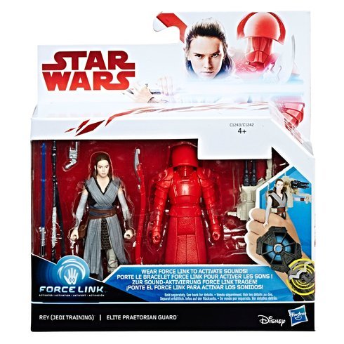 Force Link Star Wars The Last Jedi Rey (Jedi Training) & Elite Praetorian Guard