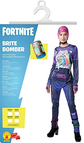 Fortnite - Disfraz Brite Bomber para adulto, talla M (Rubies 300190-M)