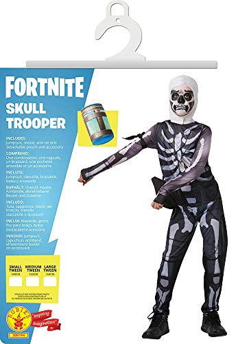 Fortnite - Disfraz Skull Trooper para adulto, talla L (Rubies 300195-L)