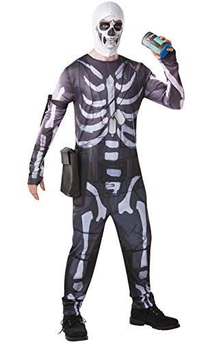 Fortnite - Disfraz Skull Trooper para adulto, talla L (Rubies 300195-L)