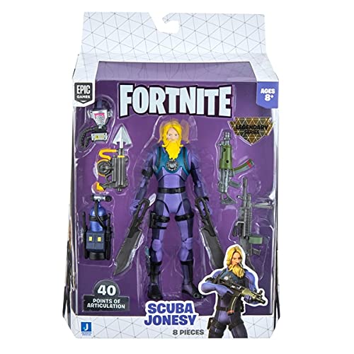 Fortnite- Epic Games Scuba Jonesy Figura Acción Legendary Series (Jazwares FNT0734)