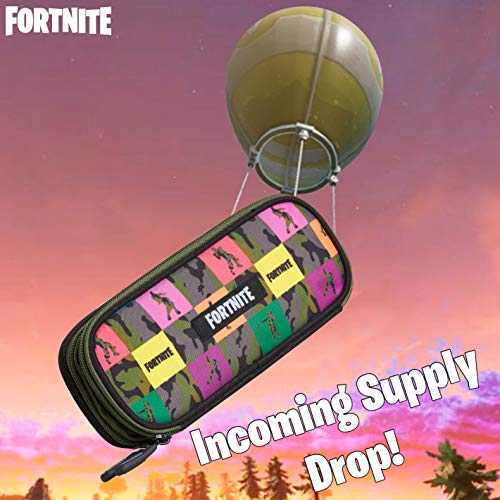 Fortnite Estuche Escolar Niño, Estuches Para Lápices Diseño Emotes Ovalados y Rectangulares, Materiales Escolares Producto Oficial Fornite, Regalos Para Chicos y Chicas Adolescentes