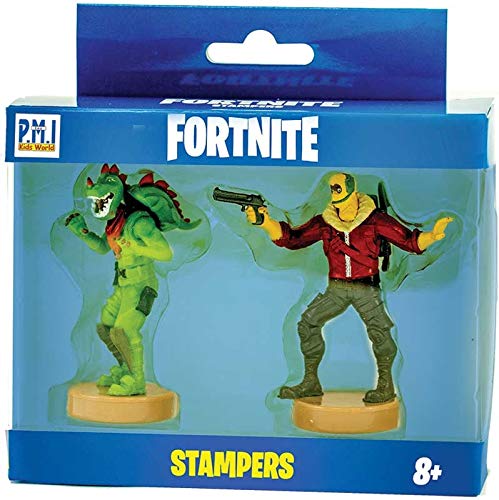 Fortnite FRT25000 - Sellos (2 unidades, serie 1, caracteres enviados al azar), multicolor , color/modelo surtido