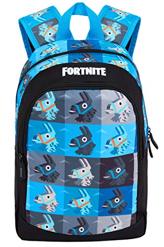 Fortnite Mochila Escolar Niño,Mochilas Escolares Juveniles Llama Camuflaje, Bolsas Colegio Para Niños Adolescentes Adultos,Viajes Negocios Deportes Universidad Colegio,Producto Oficial Fornite (Azul)