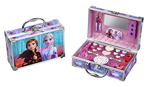 Frozen II Maletin Aluminio Maquillaje Infantil 26 Elementos 790 g