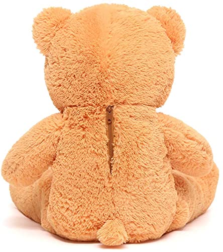 FSN Oso de Peluche Gigante Grande Teddy, 100cm Osito Suave y Cariñoso para Niños y Adultos Naranja