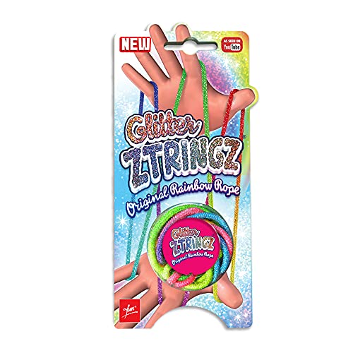 Fun GZ-24Pdq glitter Ztringz - Juego de habilidad para diseñar y crear muchas figuras de cuerda (en alemán)