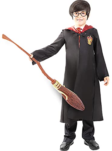 Funidelia | Disfraz Harry Potter Oficial para niño y niña Talla 10-12 años ▶ Hogwarts, Magos, Películas & Series - Color: Negro - Licencia: 100% Oficial