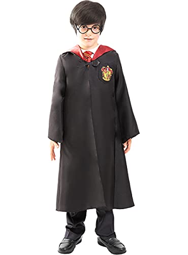 Funidelia | Disfraz Harry Potter Oficial para niño y niña Talla 10-12 años ▶ Hogwarts, Magos, Películas & Series - Color: Negro - Licencia: 100% Oficial