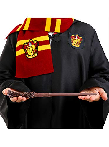 Funidelia | Varita de Harry Potter Oficial para Hombre y Mujer ▶ Películas & Series, Magos, Gryffindor, Hogwarts - Color: Marrón, Accesorio para Disfraz - Licencia: 100% Oficial