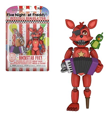 Funko 32141 Figura de acción: Five Nights At Freddy'S Pizza Sim: Rockstar Foxy Coleccionable, Multicolor