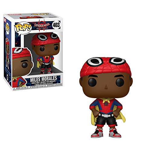 Funko 33976 POP Bobble: Marvel: Spider-Man: Into the Spider-Verse: Miles w/ Cape