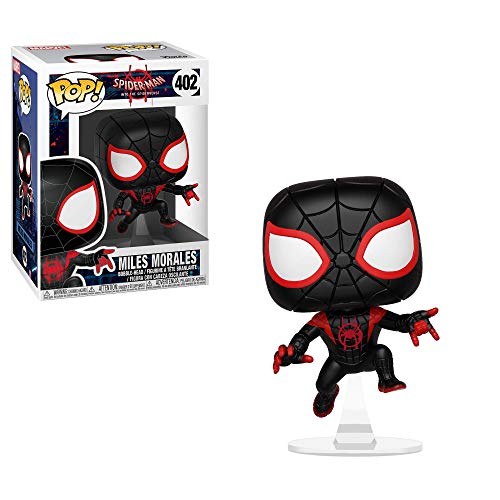 Funko 33977 POP Bobble: Marvel: Spider-Man: Into the Spider-Verse: Spider-Man Miles