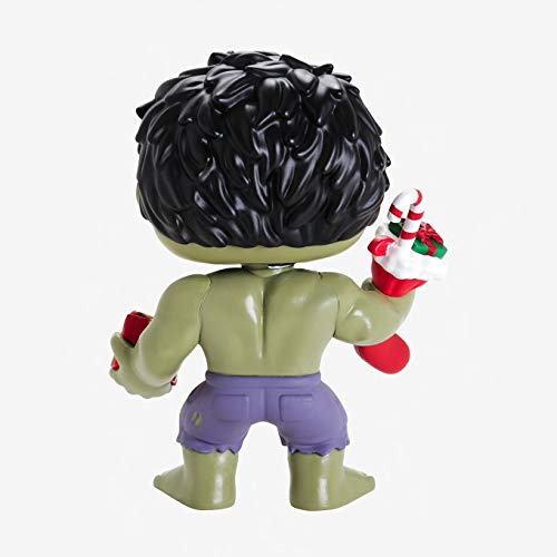 Funko 33984 POP Bobble: Marvel: Holiday Hulk w/ Stocking and Plush 33984