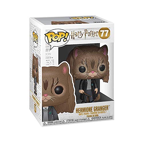 Funko 35509 POP Vinyl Harry Potter S5 Hermione Gato, Negro/Marrón, Talla única (35509)