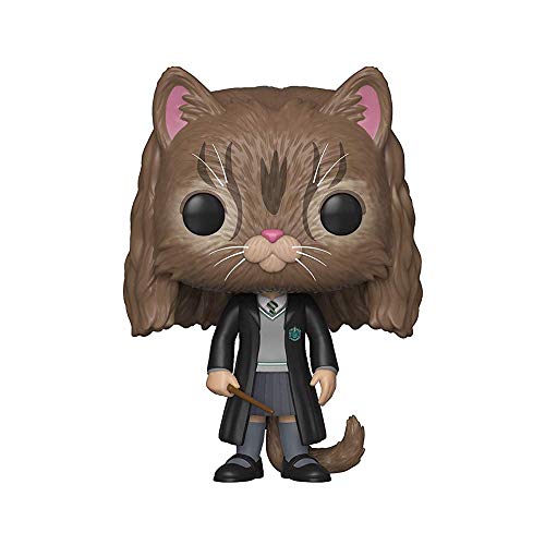 Funko 35509 POP Vinyl Harry Potter S5 Hermione Gato, Negro/Marrón, Talla única (35509)