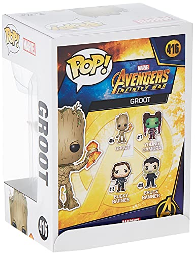 Funko 35773 Pop Bobble: Marvel: Infinity War S2: Groot W/ Stormbreaker