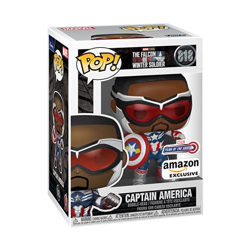 Funko 51650 POP: Marvel Year of the Shield - Captain America (Exclusive to Amazon)