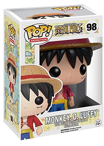 Funko 5305 One Piece 5305 POP Vinyl Monkey D. Luffy Figure, Multi