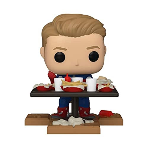 Funko 54897 POP Deluxe Marvel- Cap America Shawarma , Amazon Exclusive