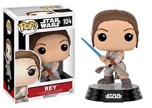 Funko 9618 Star Wars 9618 "POP Bobble E7 TFA Rey w/ Lightsaber" Action Figure