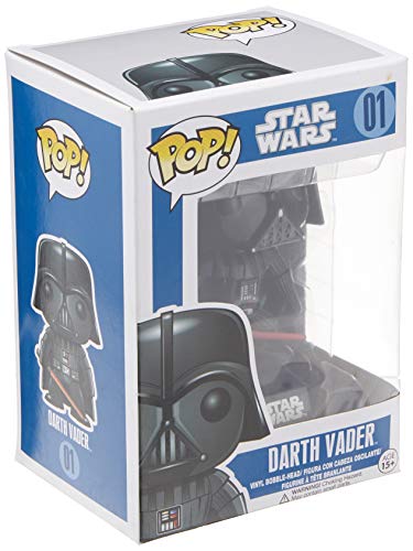 Funko Darth Vader Figura de Vinilo, colección de Pop, seria Star Wars, Color Negro, Rojo (2300)