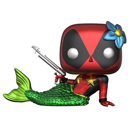 Funko Deadpool - Figura de vinilo de Marvel y 1 protector gráfico de plástico PET [#321 / 32593 - B]