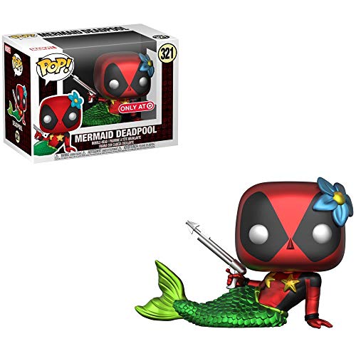 Funko Deadpool - Figura de vinilo de Marvel y 1 protector gráfico de plástico PET [#321 / 32593 - B]