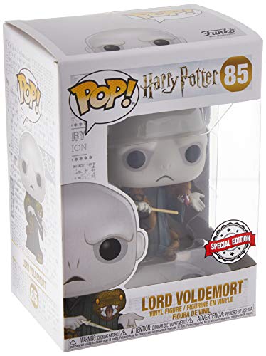 Funko Figura de Harry Potter Lord Voldemort con Nagini Pop No. 85 Vinilo 10cm