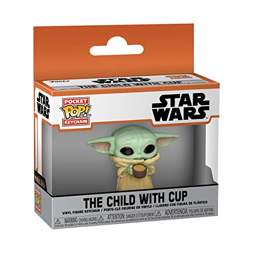 Funko - Figura Pop Keychain: The Mandalorian - The Child w/Cup (53042)